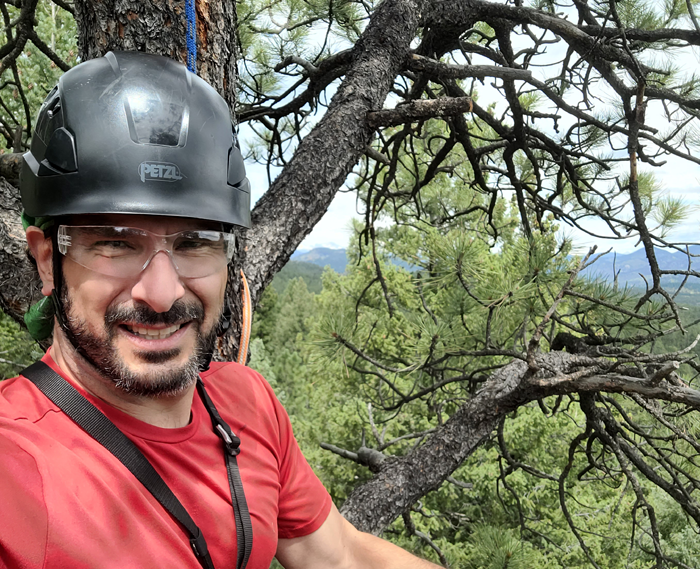 John Wenzel, Lead Guide and Certified Tree Climbing Instructor